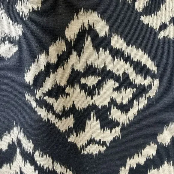 Talbots Collection Cotton/Silk Blend Skirt, Black & Tan, 12 - Picture 3 of 8